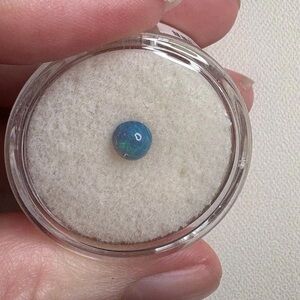 Ethiopian Blue Opal cabochon